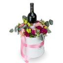 květinový box s vínem